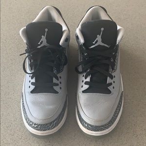 Jordan 3 wolf grey men’s size 13